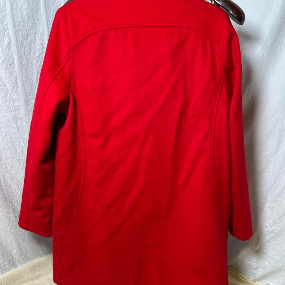 Pendleton Red Wool Pea Coat - Picture 3 of 5